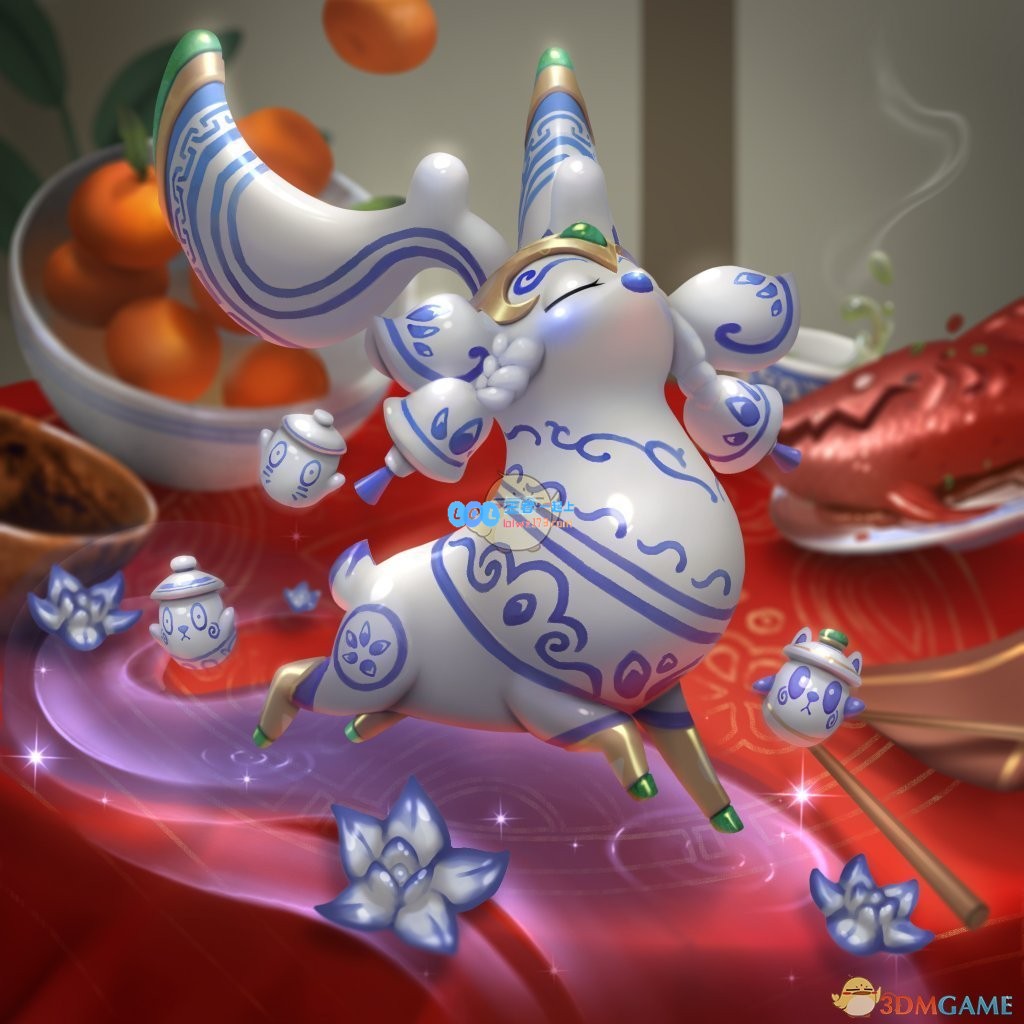 壮观之美：侠士们齐聚一堂，共赏《云顶之弈》瓷娃娃铃角小小英雄华丽外观