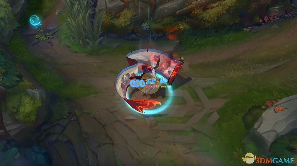 《LOL》山海绘卷烬皮肤特效展示——沉浸奇幻世界的视觉盛宴，带你领略无与伦比的游戏体验