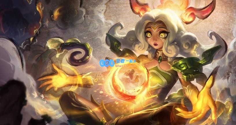 《英雄联盟》山海绘卷中妮蔻皮肤特效展示，绚丽多彩的幻影之舞