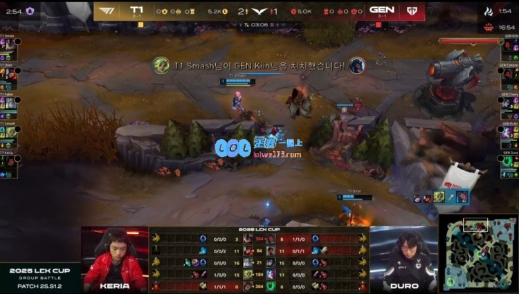 ?小吕布队安勿念！Ruler独自作战面对Oner与Smash强势冲锋T1战胜GEN2_1