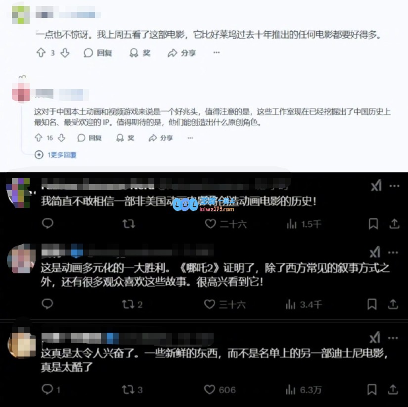 哪吒2在海外上映后，收获海外粉丝在社媒上几乎清一色好评