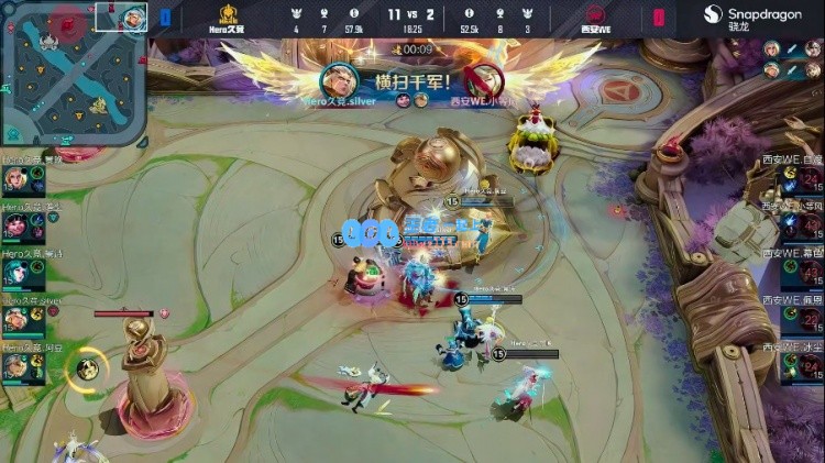 ?强弓出击！silver后羿精准射击助Hero战胜WE，成功锁定胜利！
