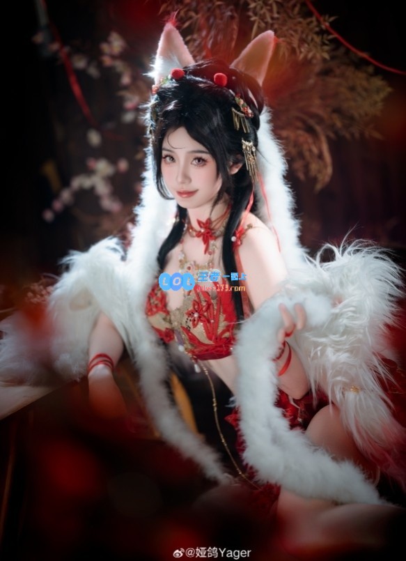 ?美腿出众~永劫无间官方主持娅鸽分享COS照：从拍摄到成片只需一夜时间