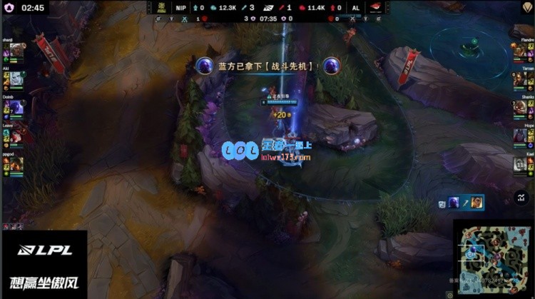 ?ppgod神钩助力！Doinb绝技瑞兹横扫敌阵NIP力克对手取得首胜