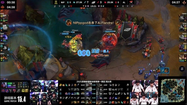 ?ppgod神钩助力！Doinb绝技瑞兹横扫敌阵NIP力克对手取得首胜