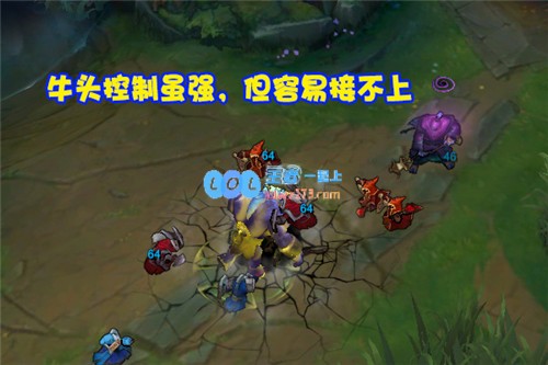 LOL无限火力新英雄降临“冰封神牛”让玩家惊呆被控到后只能无奈等待