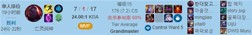 LOL韩服高端局中的新兴黑科技玩法冰川塞恩依旧持续受欢迎