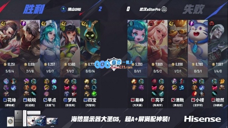 ?梦岚孙尚香全力以赴火力全开成功击败！DRG2_0eStar获得胜利！