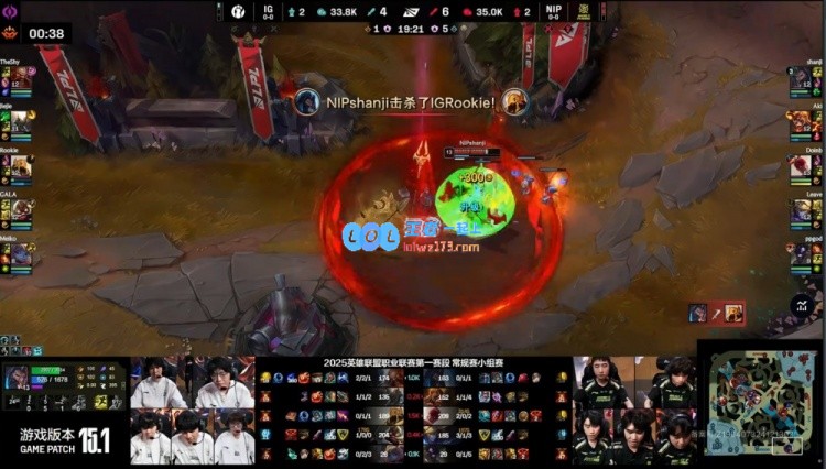 ?全神班初战失利！Doinb全场碾压RookieTheShy状态低迷NIP3_1击败iG