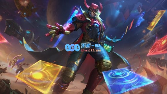 《英雄联盟》奥德赛崔斯特皮肤效果预览：神秘卡牌的宇宙冒险与炫丽华彩