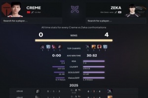 小奶油与Zeka的交锋：Creme职业生涯至今无缘胜利