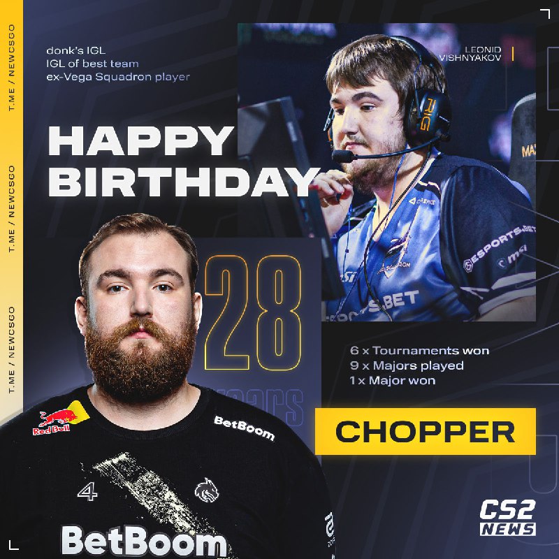 生日快乐！chopper迎来28岁生日