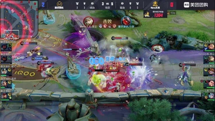 ?景诗绝佳表现女娲突破零封成功逆转战局！Hero1_2狼队