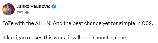 FaZe租借s1mple社区动态大合集