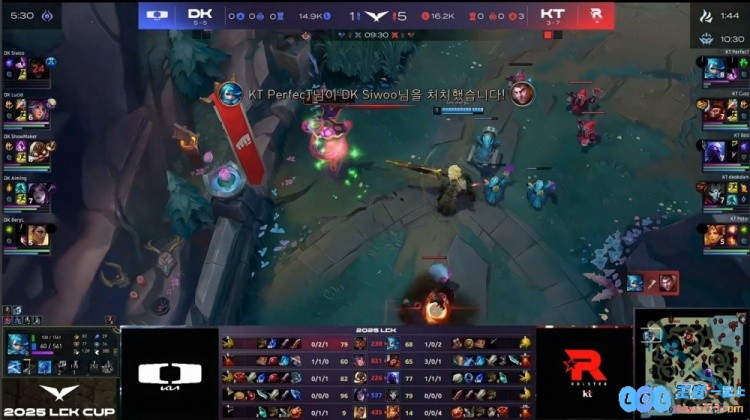 🎮许哥在关键时刻进行调整，Siwoo展现超凡实力，SiU的PerfecT格温四杀震撼全场，KT战队强势横扫DK，王者归来！