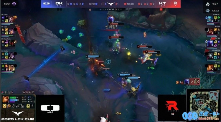 🎮许哥在关键时刻进行调整，Siwoo展现超凡实力，SiU的PerfecT格温四杀震撼全场，KT战队强势横扫DK，王者归来！