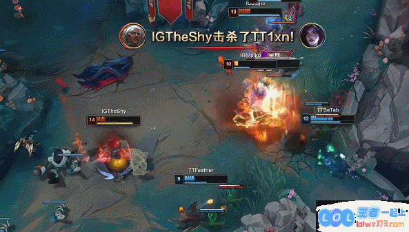 ?精彩先宠粉一局再战！TheShy安蓓萨团战游龙五子登科，iG奋勇争先赢得首局辉煌胜利