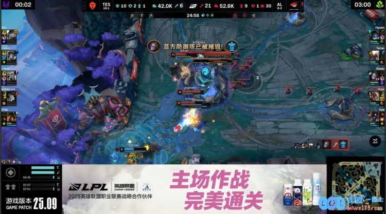 ?哥哥69联手出击！王杰如同飞机大导弹般猛烈轰击，AL团队摧枯拉朽横扫TES战队