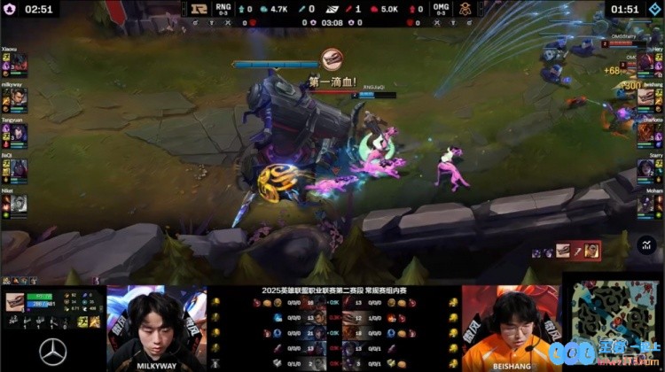 🎮备受期待的beishang强势回归，初战未捷却被小徐剑魔疯狂输出，RNG豪取首局胜利！
