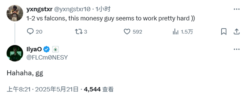 kyxsan：yxngstxr的言论火上浇油，和MOUZ胜负五五开