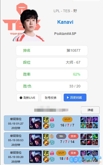 毫无疑问！Kanavi在男刀比赛中表现出色，研发出i5后仍在韩服中全力加练，追求更高境界