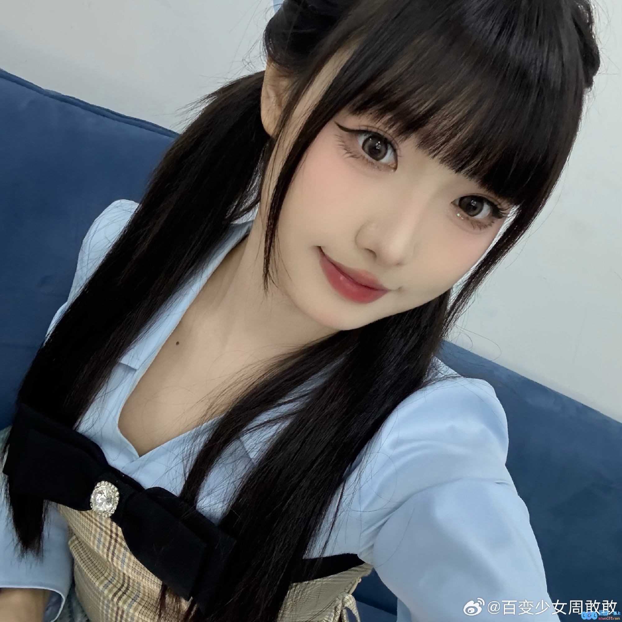 LPL互动女主持人周敢敢甜美晒照：激动汇报，小敢华丽回归，再次与你们相见?