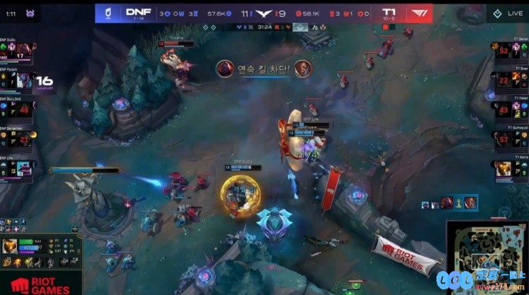 ?真是太疯狂了！DNF勇夺纯种电龙魂却遭遇全团被灭，T1团队轻松横扫DNF