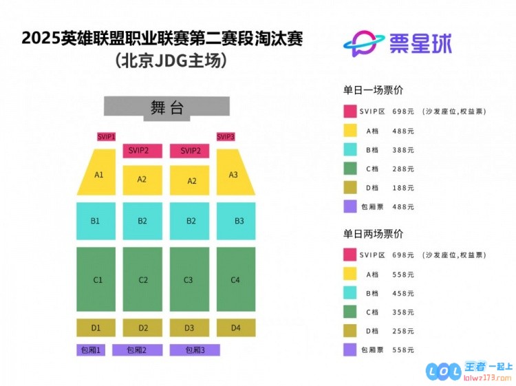 激动人心的LPL骑士之路/季后赛票务抢购开启：SVIP豪华票仅需698元，最后排亲民票仅售188元，快来加入我们的狂欢吧！