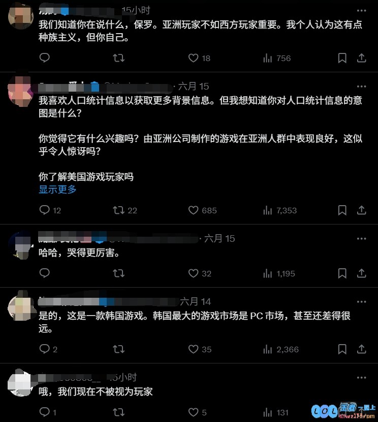 亚洲人不是人啊！？外网记者称《剑星》受众为亚洲人遭群嘲