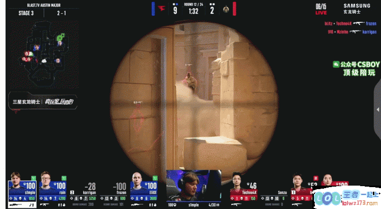 🎮飞猪太强了！s1mple狂轰37杀FaZe横扫蒙古瑞士轮3_1晋级，战火再起，传奇不断书写！