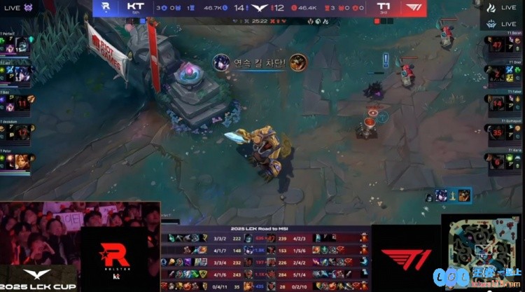 🎮Doran巨鳄单杀+团战猛兜底Bdd岩雀连续两波白给T1先拿赛点