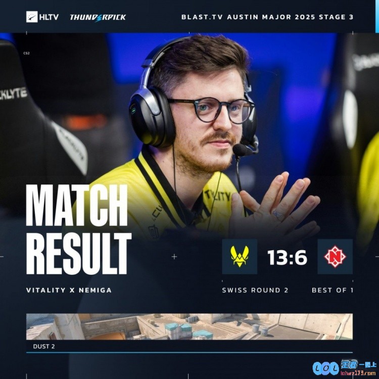 ?砍瓜切菜！ZywOo+FlameZ合砍36杀枪出如龙小蜜蜂轻取Nemiga