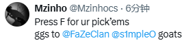 TheMongolZ击败FaZe晋级半决赛赛后选手动态一览