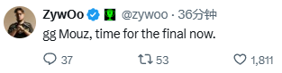 Vitality击败MOUZ率先闯入总决赛赛后选手动态一览