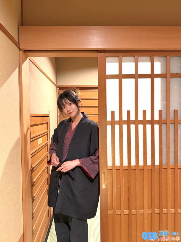 日本人妻的感觉？骆歆晒照：温泉time！巴啦啦能量重置，享受生活的美好时刻
