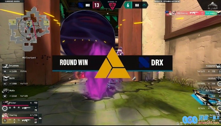 ?HYUNMIN霓虹化身杀戮机器炸翻XLG全队横扫比赛！DRX1_0XLG