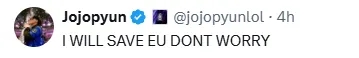 你不是北美人吗？MKOI中单Jojopyun：别担心，我会拯救欧洲的