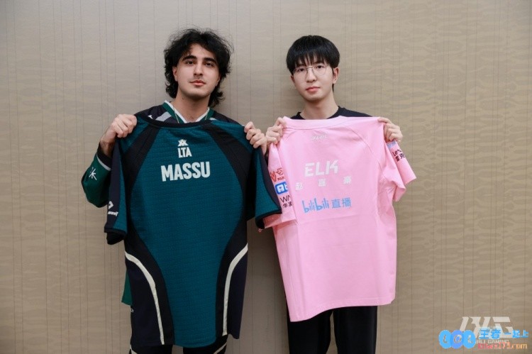 BLG晒Elk和Massu交换队服：互动时间！与新朋友交换队服，点燃电竞激情