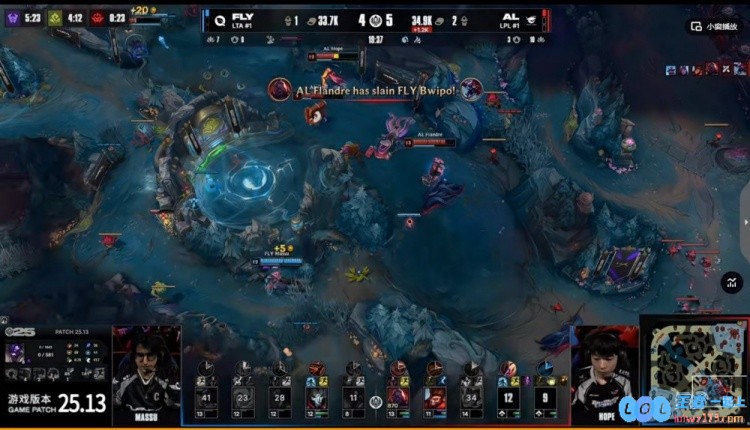 🎮LPL自己的chovy！Shanks沙皇团战输出拉满兜底AL率先拿赛点