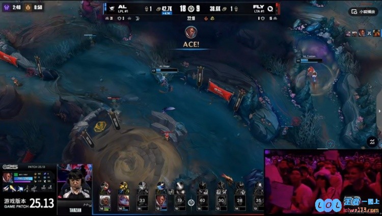 🎮一样的剧本！Tarzan波比游龙Hope卢锡安爽射超神AL击败FLY，电竞世界的传奇再续辉煌