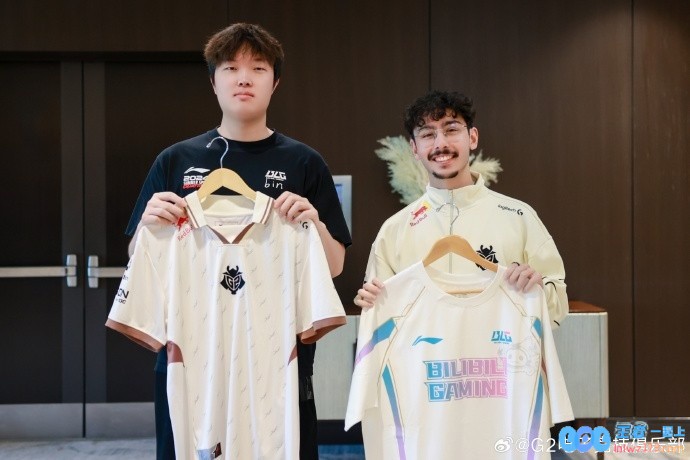 G2晒与BLG交换队服照：好兄弟，一秒不见如隔三秋，展现电竞圈温暖与团结