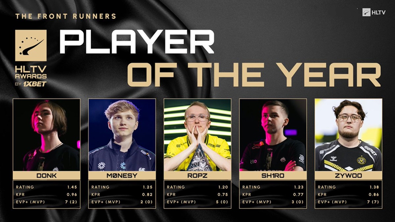 HLTV年中盘点：谁在年度奖项竞争中领先？