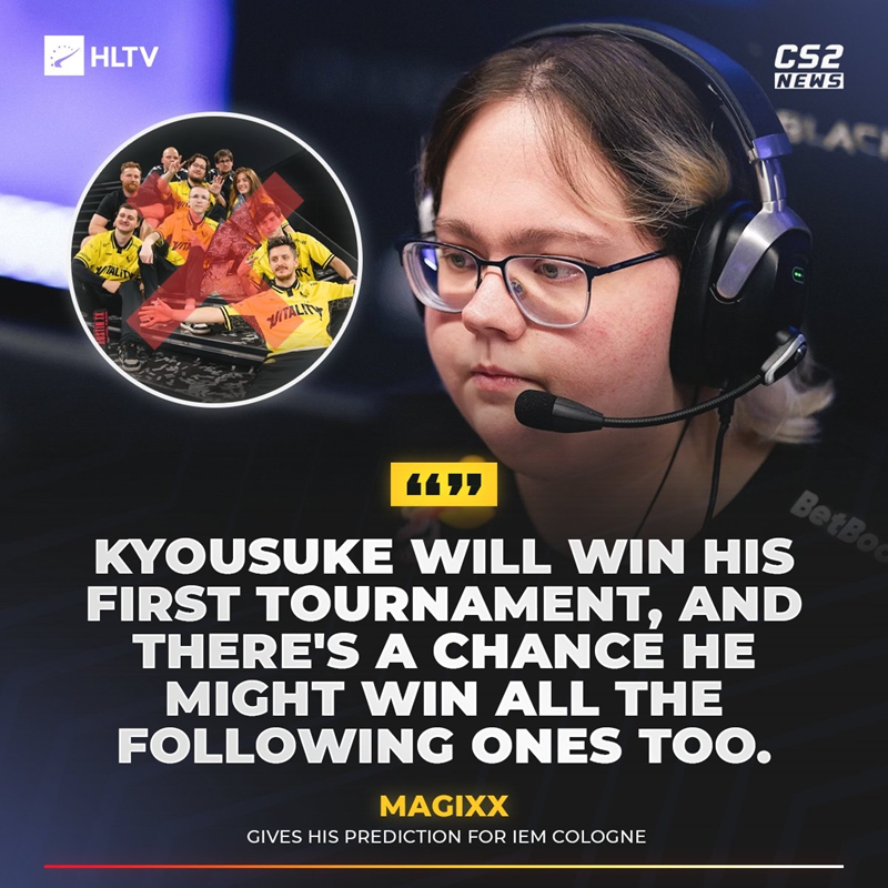 magixx：kyousuke将拿下科隆站冠军