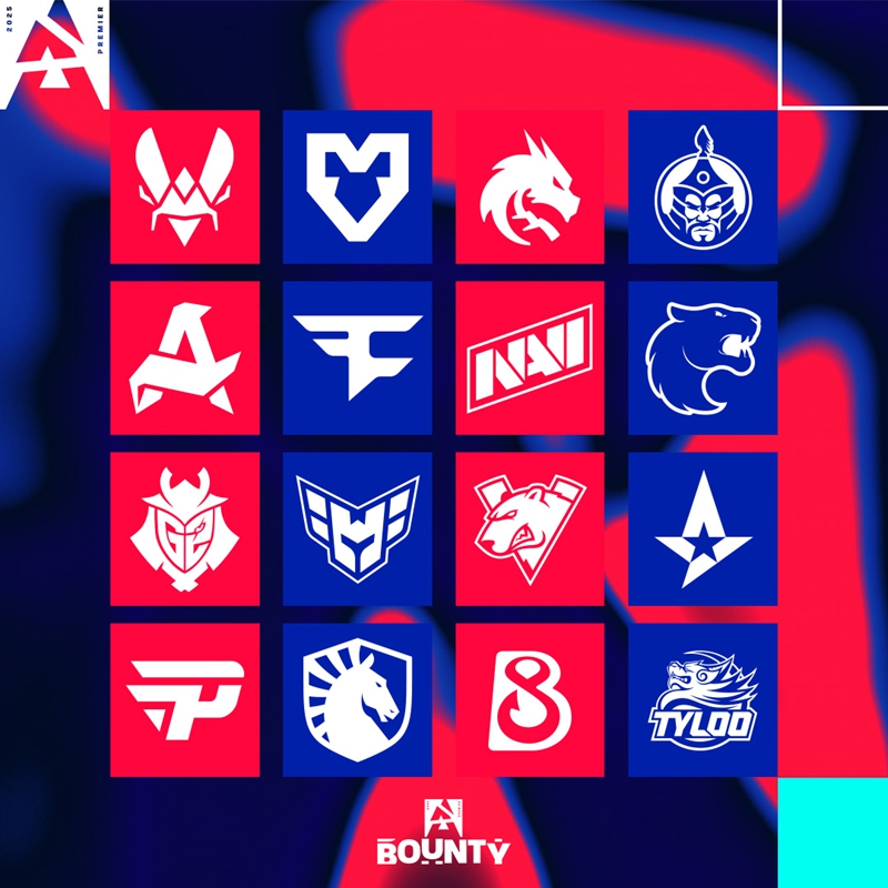 BLAST赏金赛S2参赛队伍公布：TYLOO、RA参赛，Falcons缺席