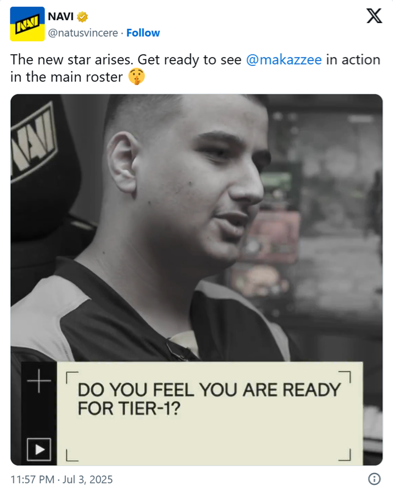 HLTV出品：NAVI新星makazze究竟何许人也