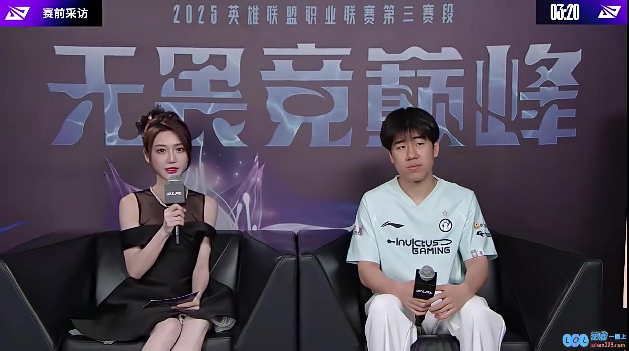 赛前采访GALA：现在大家氛围挺好的，希望最后两场都能打赢，期待精彩表现