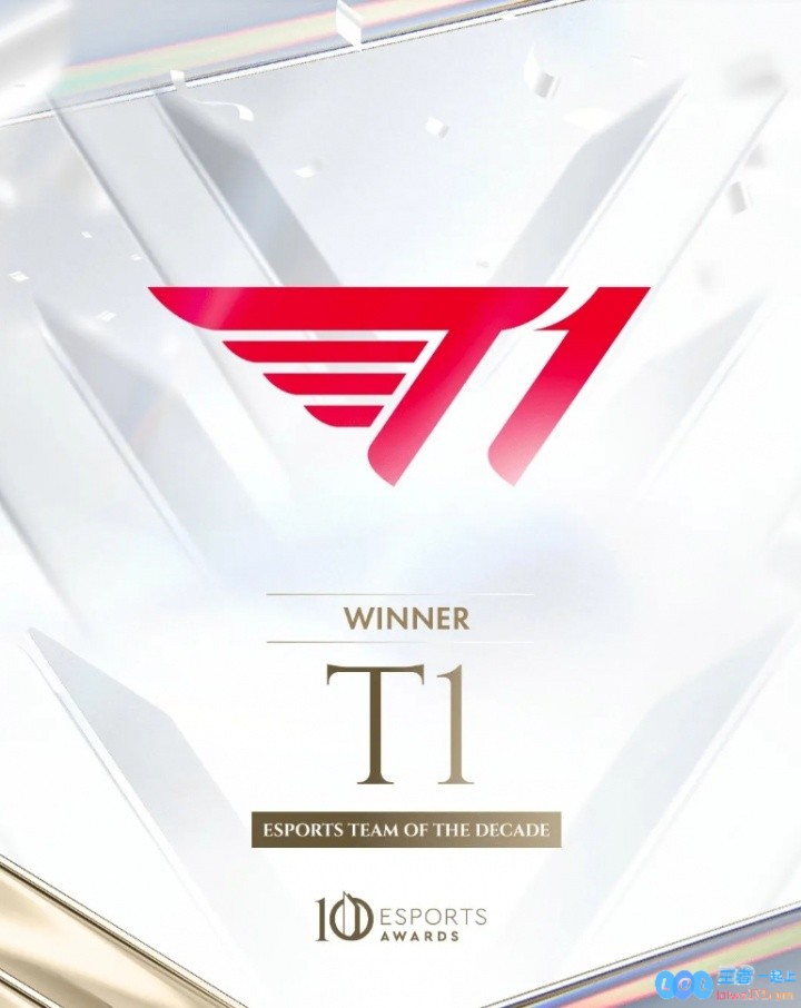EsportsAwards十年最佳电竞奖：T1最佳战队S7最佳赛事LOL最佳游戏，引领电竞新时代