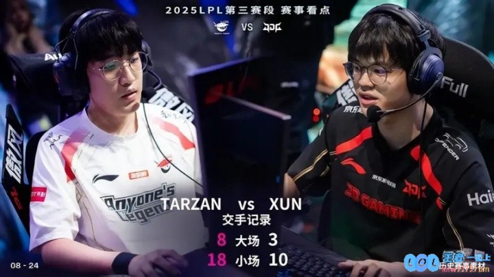 不是一个级别？TarzanvsXun交手记录：大场8_3小场18_10，精彩对决引发热议