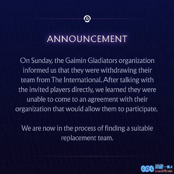 太离谱?Dota2官方：因选手和俱乐部意见不合GG战队将退出Ti14国际邀请赛！震撼电竞圈的消息，激情与理智的碰撞！