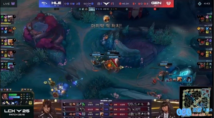 🎮本能LOL！Chovy出肉炸弹人无伤害Zeus安蓓萨狂杀HLE扳平比分